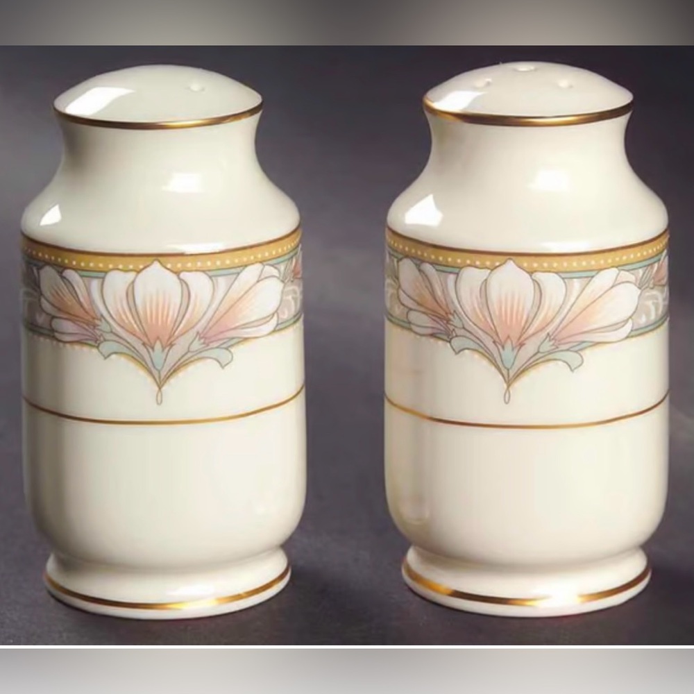 Noritake Barrymore Salt & Pepper Set Fine Bone China